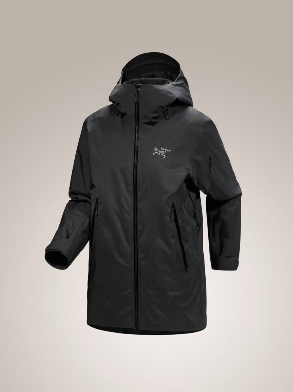 $850 NWT Arc'teryx Medium Sentinel Insulated Black Jacket Women Ski Snowboard
